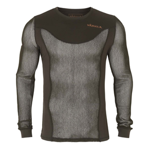 Base Mesh Crew Neck - Shadow Brown