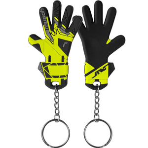 Reusch Attrakt Key Ring - Safety Yellow/Black - One Size