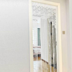 Easylife Lace Door Curtain in Brown