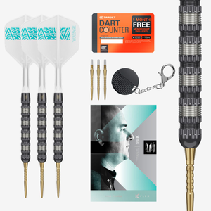 Target Darts Rob Cross 95K 95% Tungsten 23G Swiss Point Steel Tip Darts Set