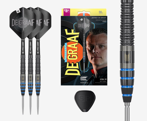 Target Darts Jeffrey de Graaf G1 90% Tungsten 23G Swiss Point Steel Tip Darts Set