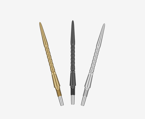Target Darts Swiss Storm Surge Silver 35mm Dart Points Set (Pack of 3)