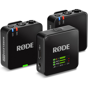 Rode Wireless GO Gen 3 Compact Wireless Microphone System (Black)