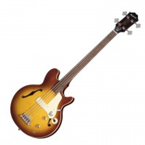 Epiphone Jack Casady Fretless Bass, Aged Royal Tan