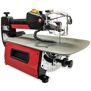Lumberjack 22 Inch Variable Speed Scroll Saw with LED Light & Bl