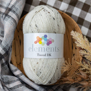 Elements Tweed DK - Ivory (001)