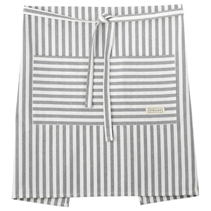 Stellar Textiles 55cm Grey Stripe Waist Apron