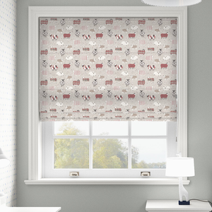 Baa Baa, Peony - Roman Blind