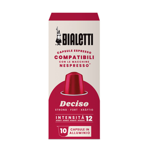 Bialetti - kawa w kapsułkach Nespresso Deciso - 10 kapsułek