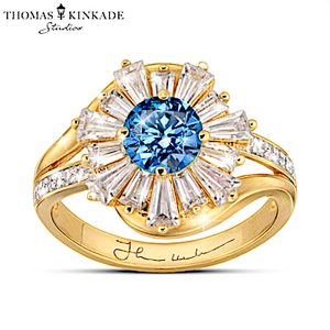 Thomas Kinkade Light Of Peace And Hope Ring Size 8
