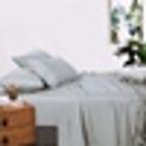 400 Thread Count Fitted Sheet Silver Long Single Bed