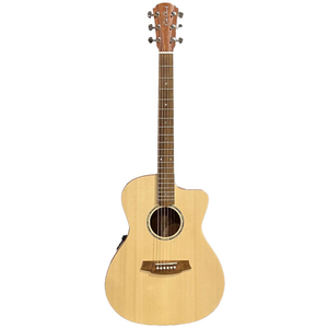 Cole Clark SAN1EC-SMAH Acoustic Electric Guitar w/ Cutaway inc Gig Bag