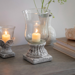 Birkdale Large Scalloped Stone Hurricane