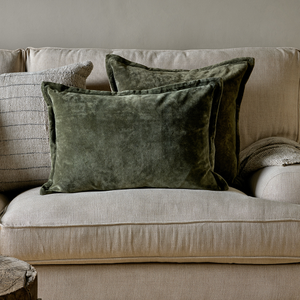 Pilani Velvet & Linen Cushion Cover