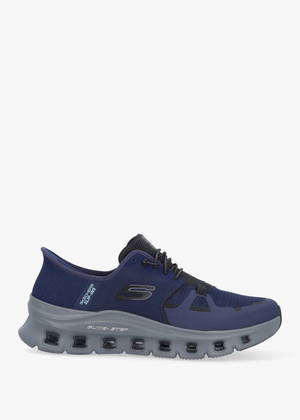 Men’s Slip Ins Glide-Step Pro Navy Charcoal Trainers