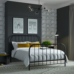 Grace Bed, Double - Porcelain White