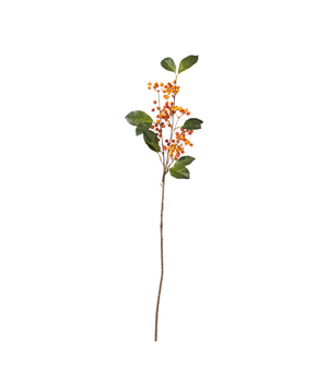 Faux Wild Rowanberry Stem