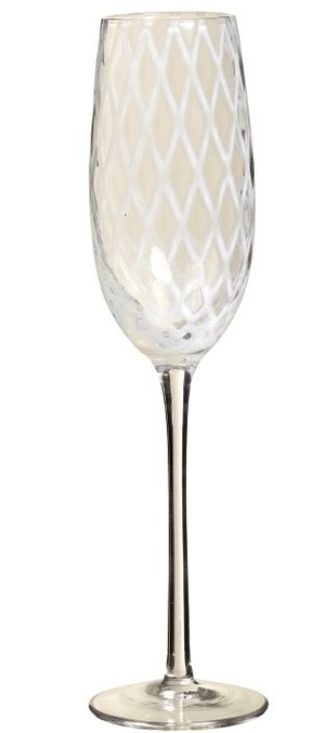 Set of Six Pulcinella Champagne Glasses
