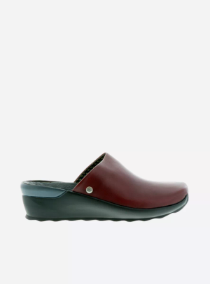 Go - bordo leather - Red, 40