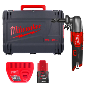 Milwaukee M12FNB16 12V M12 Fuel 1.6mm Cordless Brushless Nibbler With 1 x 3.0Ah Battery, Charger & Carry Case