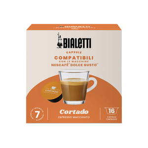Bialetti - kawa w kapsułkach Dolce Gusto Cortado - 16 kapsułek