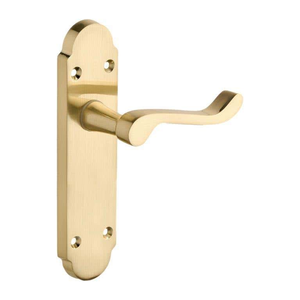 Brora Lever Latch Door Handle - Brushed Brass - Internal - Designer Levers
