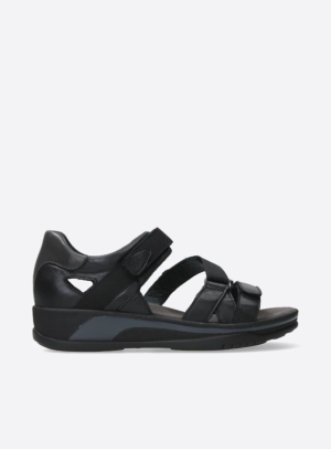 Desh - black leather - Black, 41