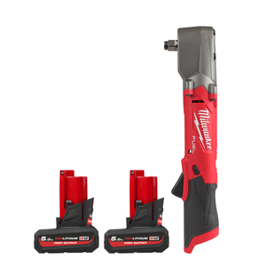 Milwaukee M12FRAIWF12 12V Fuel 1/2" Brushless Cordless Right Angle Impact Wrench With 2 x 5.0Ah Batteries
