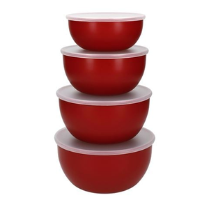 KitchenAid - Mixing Prep Bowls w/Lids Set 4pce