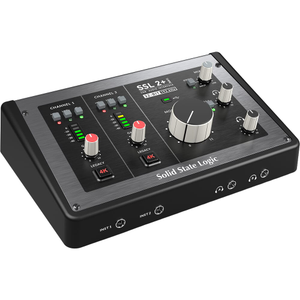 Solid State Logic SSL 2+ MKII, 32-Bit 2-In / 4-Out Audio Interface & Software Bundle