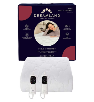 Dreamland 26049 Pure Bamboo Electric Underblanket Dual Control King 200 x 150cm
