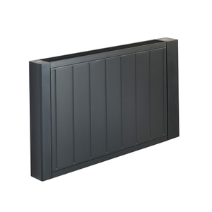ECOSO Lex - Anthracite Ceramic Core 2000W Plug-In Smart Electric Heater - 486mm x 835mm