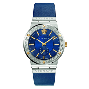 Versace Greca Logo Men's Blue Watch