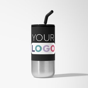 Full Color 16 oz Lagom Tumbler with Stainless Steel Straw