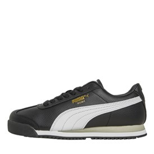 Puma Junior Roma 24 Standard Trainers Black/White