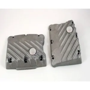 EMD Ribster Rocker Box Covers In Raw Finish With Snatch Design For 99-17 Twin Cam (RCTC/R/R)
