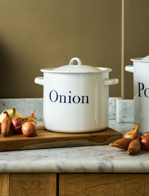 Enamel Onion Store - White