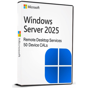 Microsoft Windows Server 2025 RDP Services (50 Devices) (Lifetime License / Global)