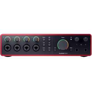 Focusrite Scarlett 18i16 Gen 4 18-in/16-out USB Audio Interface w/ Auto Gain