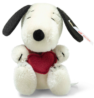 Snoopy With Heart, miniature by Steiff - 9cm