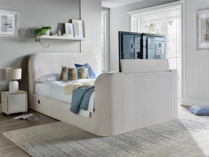 Arla Ottoman TV Bed in Luxury Cream