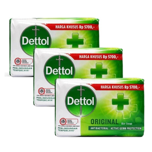Dettol Original Antibacterial Bar Soap 3 x 100g