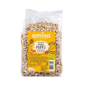 Organic Spelt Honey Puffs (Amisa) 200g
