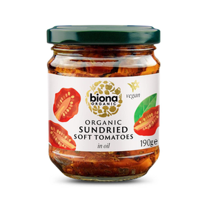 Organic Sundried Soft Tomatoes in Oil (Biona) 190g