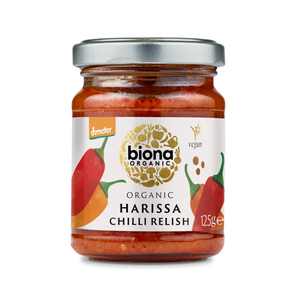 Organic Harissa Chilli Relish (Biona) 125g