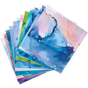 Papierset Marmoriereffekt 120 g/m²