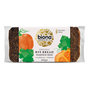 Organic Pumpkin Seed Rye Bread (Biona) 500g