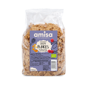 Organic Crispy Toasted Spelt Flakes with Honey (Amisa) 250g