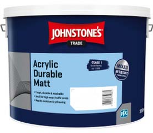 Johnstone's Trade Acrylic Durable Matt Tinted Colour Match 10L