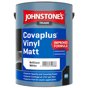 Johnstone's Trade Covaplus Vinyl Matt Brilliant White 10L